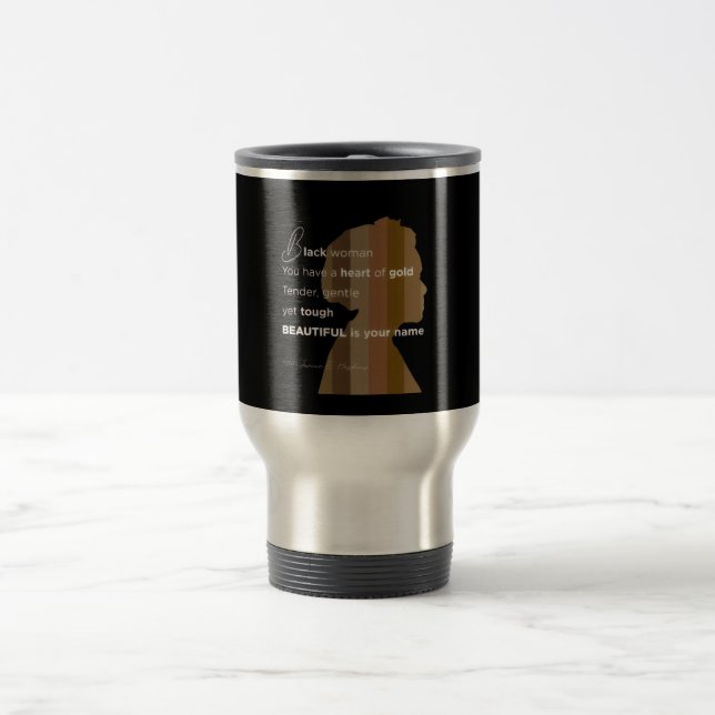 Caneca de Viagem "Um Coração de Ouro" (Centro)