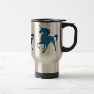 Caneca de viagem Unicórnio Azul