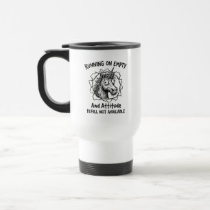 Caneca de Viagem Unicórnio Selvagem Espelhante Per