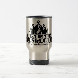 Caneca de viagem usual da banda dos suspeitos