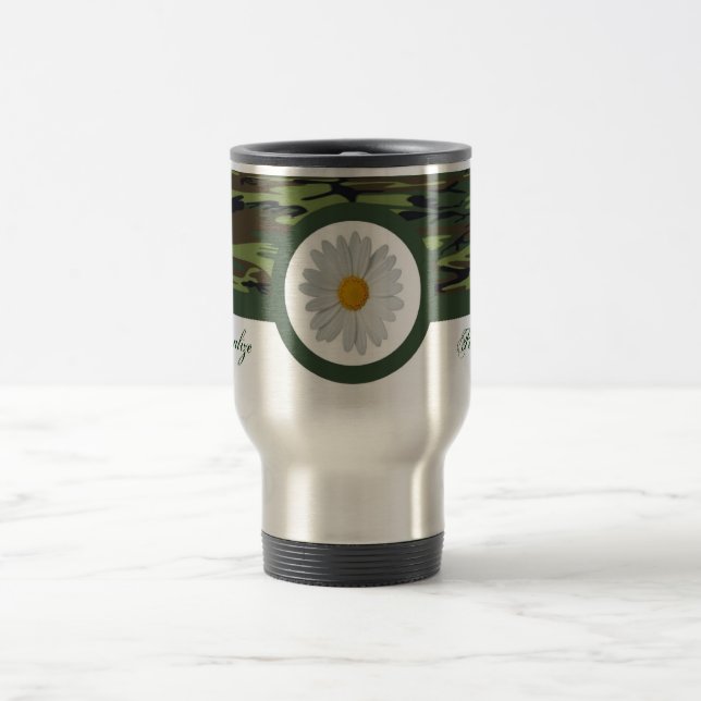 Caneca de viagem Verde Camo (Centro)