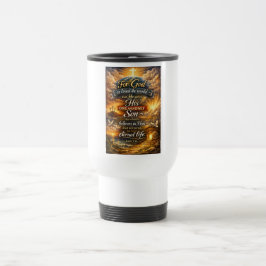 Caneca de Viagem Versículo Bíblico João 3:16