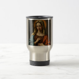 Caneca de viagem Virgin Mary Renaissance Style