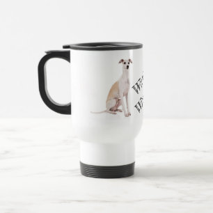 Caneca de viagem Whippet Whisperer