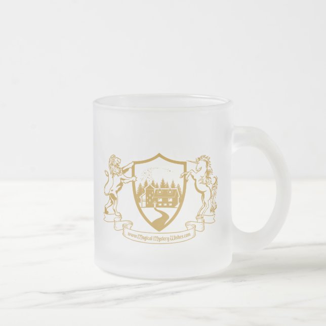 Caneca de Vidro Jateado (Direita)