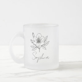 Caneca de Vidro Personalizada, Caneca de Dama de H