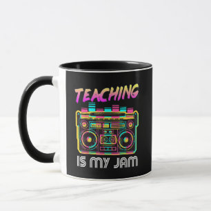Caneca De Volta à Escola Retro Ensino é Minha Paixão 80s
