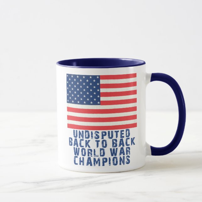 Caneca De volta aos campeões traseiros da guerra mundial (Direita)