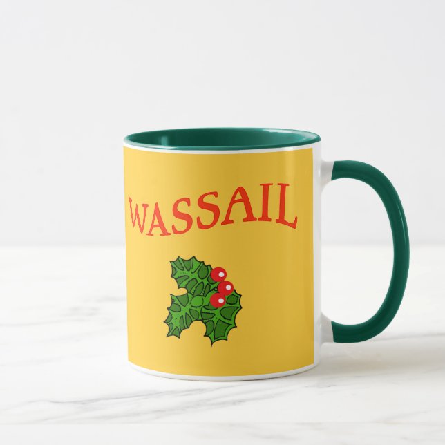 Caneca de Wassail para a gemada ou o chocolate (Direita)