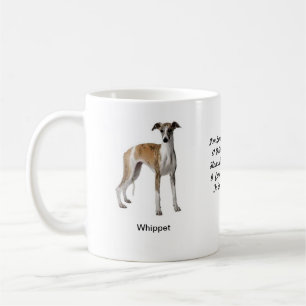Caneca de Whippet - com duas imagens e um motivo