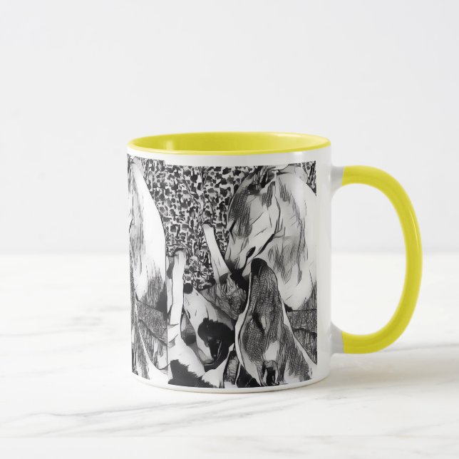 Caneca de Whippets (Direita)
