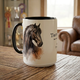 Caneca de xícara de presente personalizado Black H