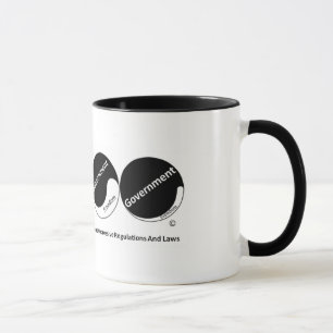 Caneca de YinYang do governo