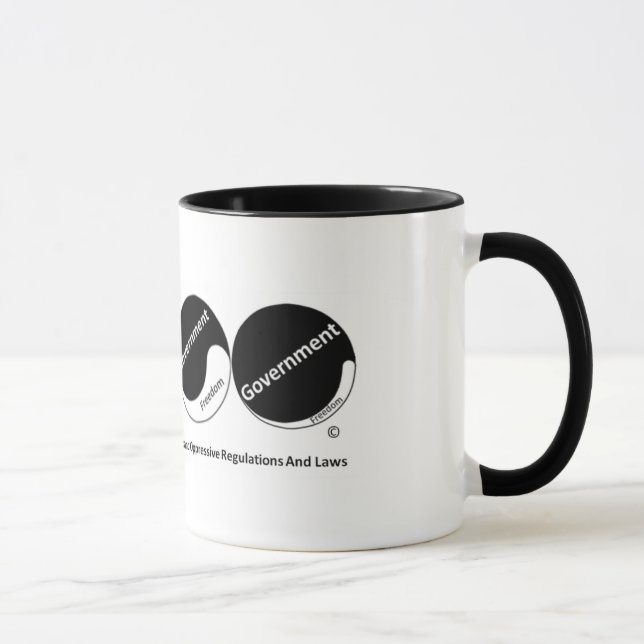 Caneca de YinYang do governo (Direita)