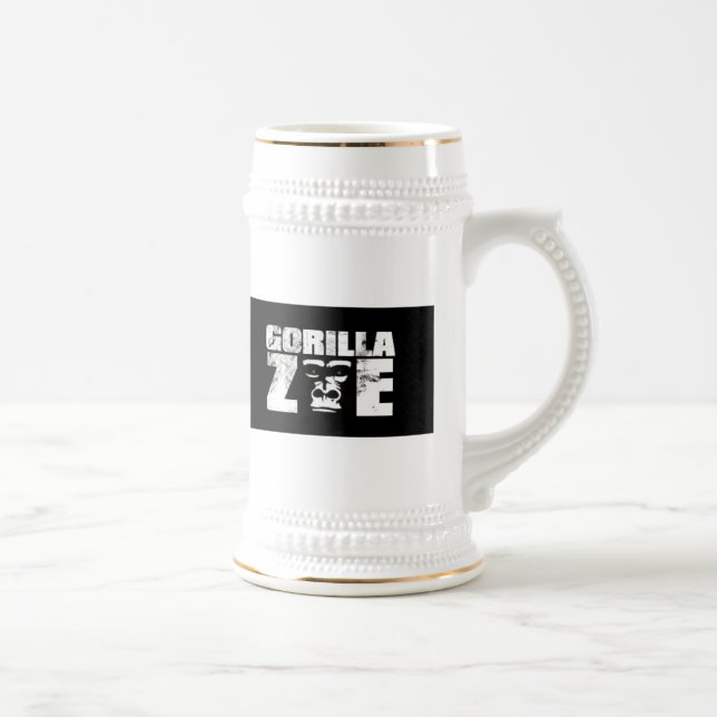 Caneca de Zoe do gorila - logotipo (Direita)