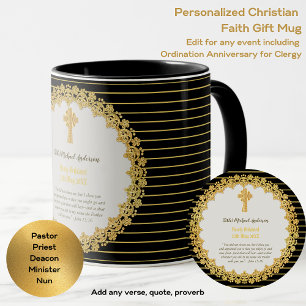 Caneca DEACON, recém-ordenado, comemorativo do Presente