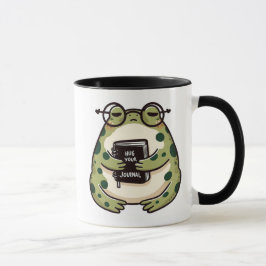 Caneca Dead Hugged a Diário - "Abrace o seu Diário" Engra