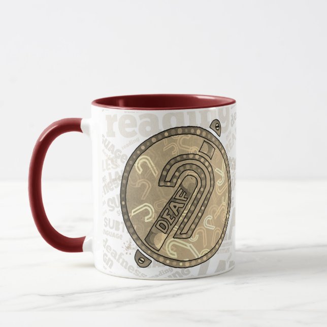 Caneca Deaf Symbol English (Esquerda)