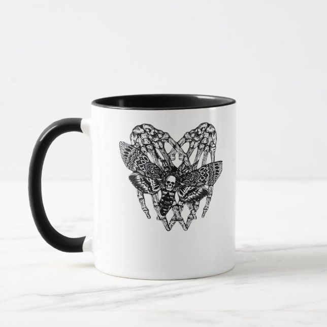 Caneca Deathshead Moth Classic - Coração da Mão do Esquel (Esquerda)