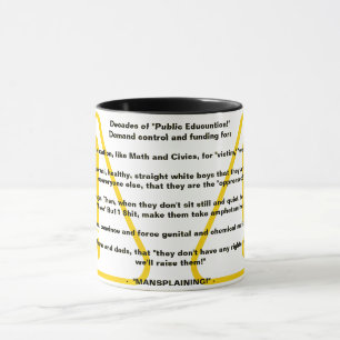 Caneca Décadas de "Educação Pública!"