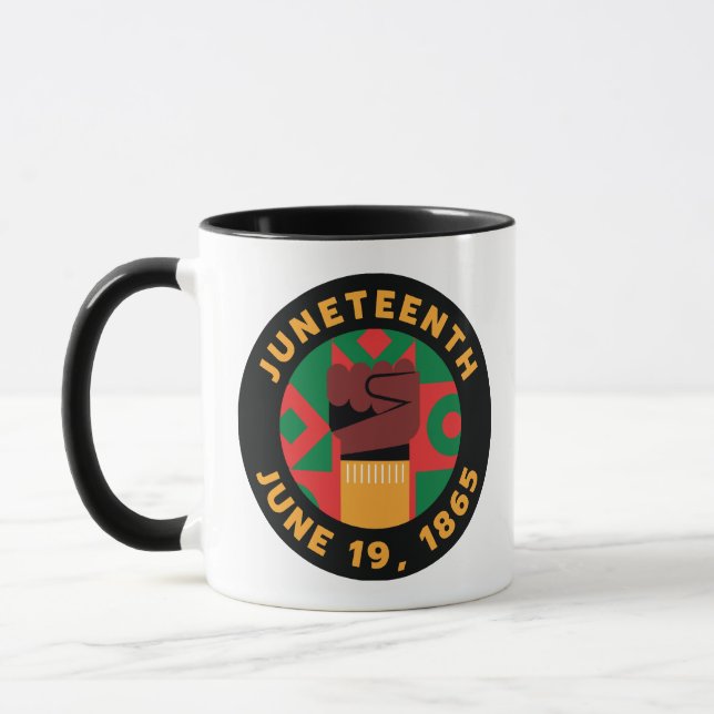 Caneca Décima Sétima Celebração Comemorativa da Liberdade (Esquerda)