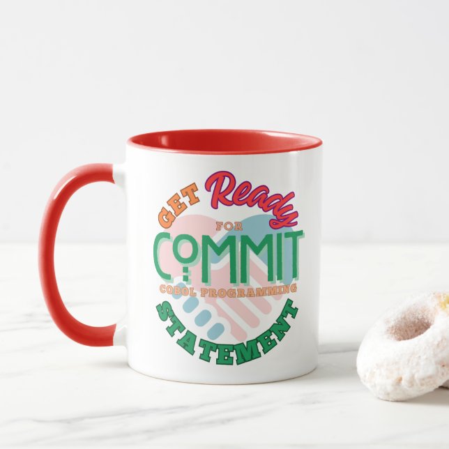 Caneca Declaração de Compromisso de Programação Legacy Co (Com Donut)