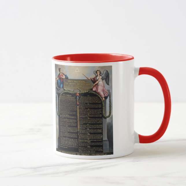 Caneca Declaração dos direitos de homem e de cidadão (Direita)