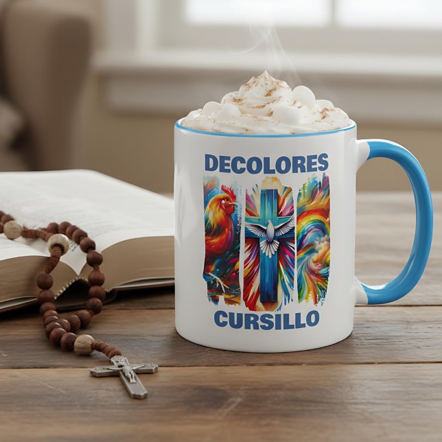 Caneca DeColores Cursillo Pincelada Galo Cruz Pombo (Criador carregado)