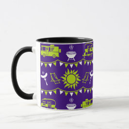 Caneca Decoração de Acampamento de Caravana