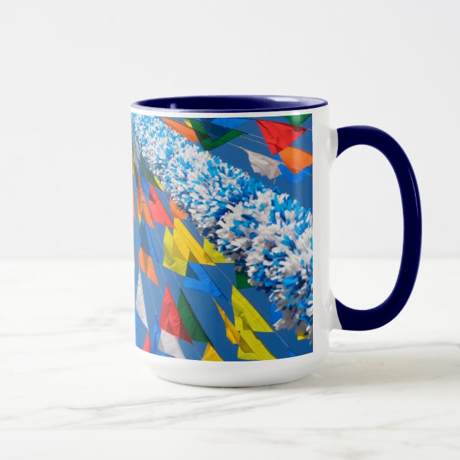 Caneca Decoração de Bandeira Triangular (Direita)