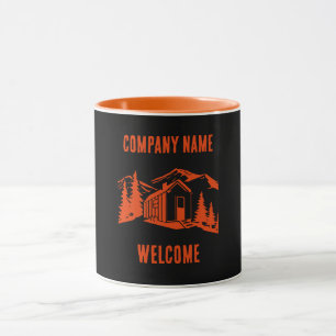 Caneca Decoração inicial da casa minúscula