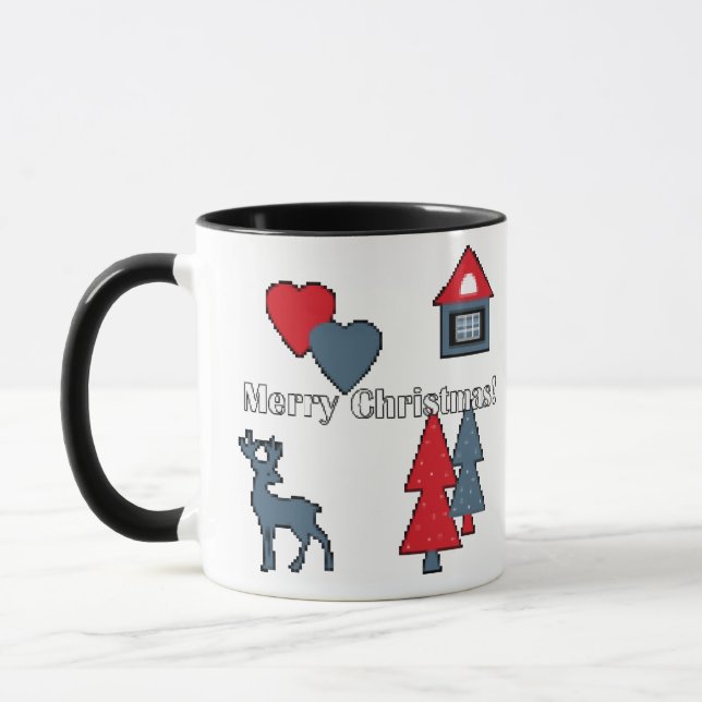 Caneca Decorações de Natal (Esquerda)