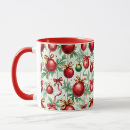 Caneca Decorações de Natal, Natal, Autor Natasha