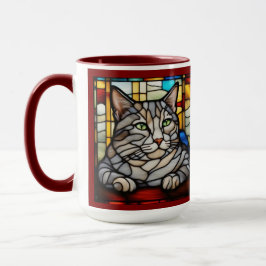 Caneca Decorativa Fofa de Gato British Shorthair