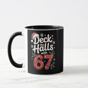 Caneca Decore os Corredores Com 6 7 Natal Divertido Seis 