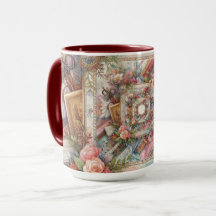 Decoupage de Vintage Maximalista