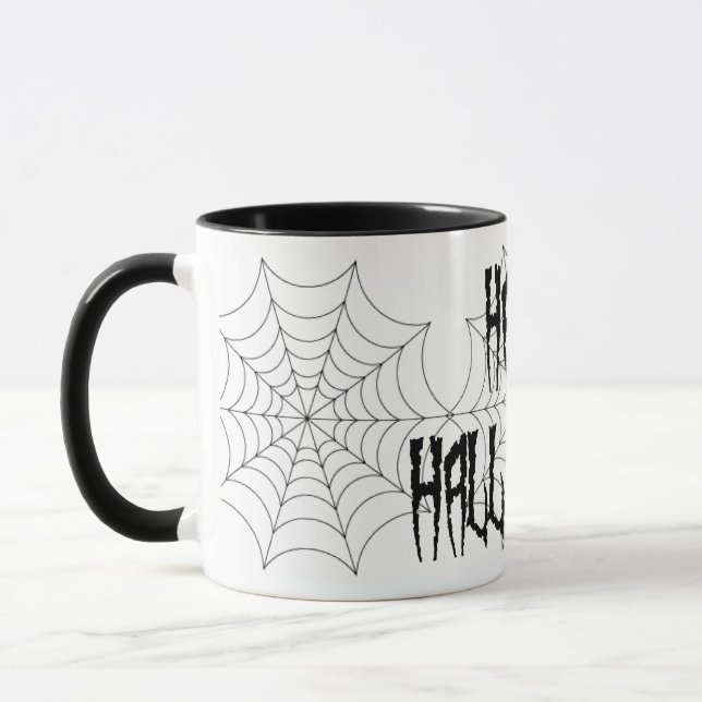 Caneca Dedos de Aranha Halloween e Web (Esquerda)