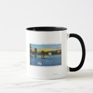 Caneca Deering Oaks Fountain e Duck House View