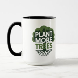 Caneca Defesa Eco Ambiental Plante Mais Árvores