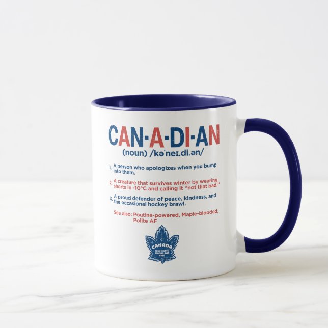 Caneca Definição canadense (Direita)