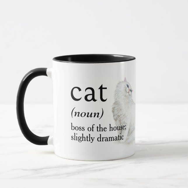 Caneca Definição CAT de Dicionário (Esquerda)