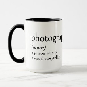 Caneca Definição De Dicionário Para FOTÓGRAFO