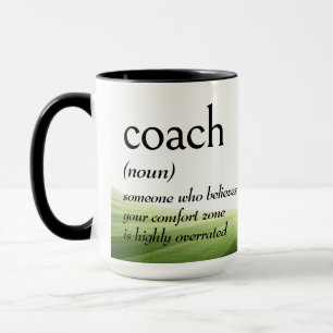 Caneca Definição de Dicionário para TREINADOR de Futebol