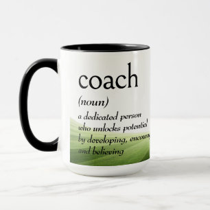 Caneca Definição de Dicionário para TREINADOR de Futebol
