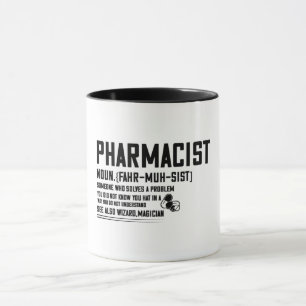 Caneca Definição de Farmacêutico Engraçado