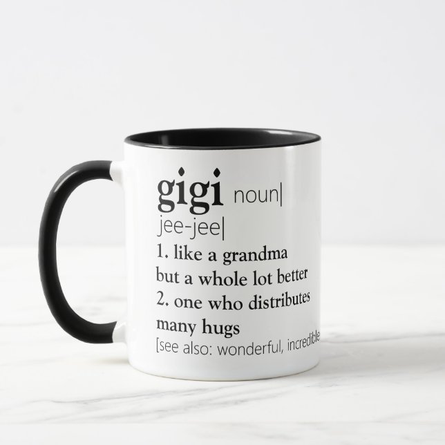 Caneca Definição de Gigi (Esquerda)