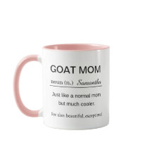 Definição de Mãe de Cabra Personalizada e Divertid