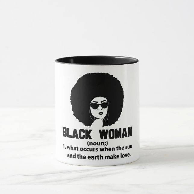 Caneca Definição de Mulher Negra (Centro)