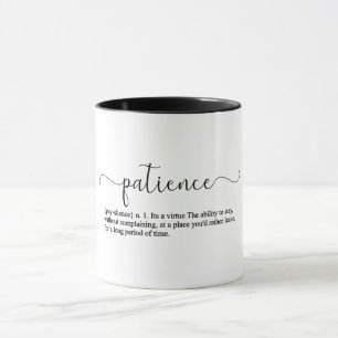 Caneca Definição De Paciência