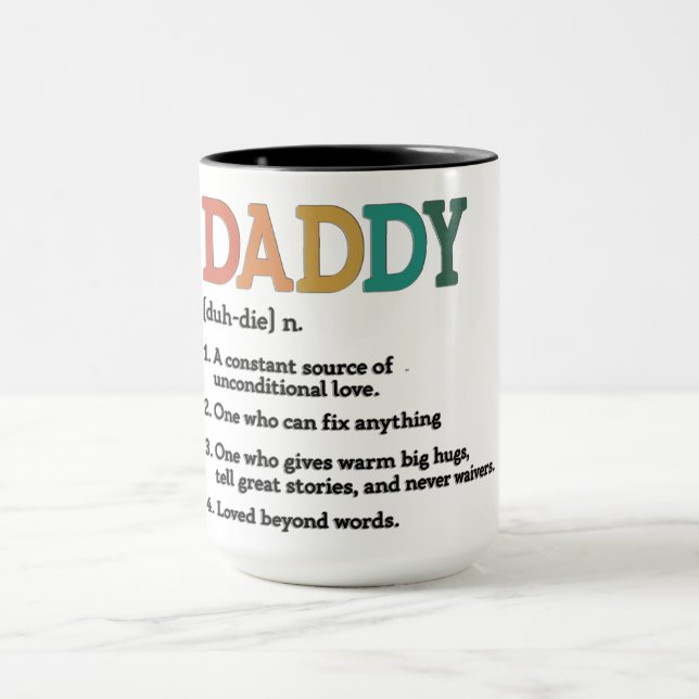 Caneca Definição de Papai Bonito (Centro)